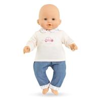 Corolle t-shirt en spijkerbroek voor babypop, 36cm - thumbnail
