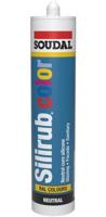 Soudal silirub color | siliconenkit | basalt grijs ral 7012 | 300 ml - 115682 - thumbnail