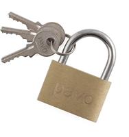 Hangslot pavo 40mm - thumbnail