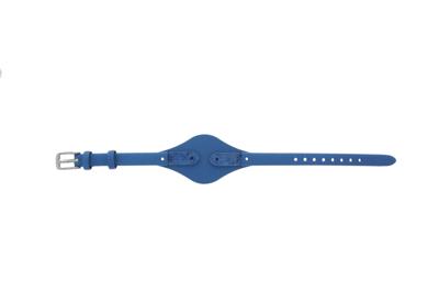 Horlogeband Fossil ES3297 Onderliggend Leder Blauw 8mm