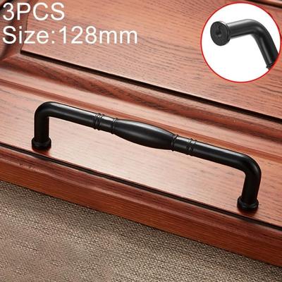 3 STKS 6228-128 eenvoudige Archaistic zink legering handvat voor kabinet garderobe lade deur gat afstand: 128mm