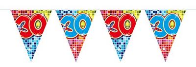 Folat vlaggenlijn blocks 30 jaar 3 meter | 24 stuks