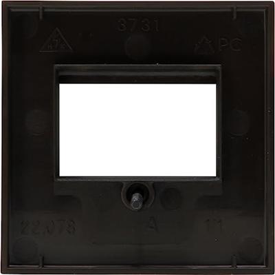 KOPP - Afdekplaat/Centraalplaat - Athenis HK07 - 3-voudig TAE of 2-voudig USB - Mat Zwart