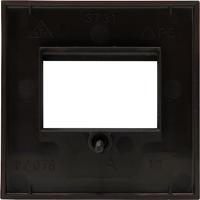 KOPP - Afdekplaat/Centraalplaat - Athenis HK07 - 3-voudig TAE of 2-voudig USB - Mat Zwart - thumbnail