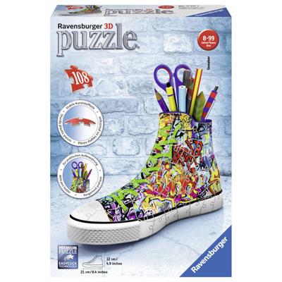 3d puzzel ravensburger sneaker graffiti style 54st