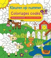 Deltas Dieren van de boerderij kleuren op nr - thumbnail