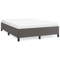 Bedframe kunstleer grijs 140x190 cm - thumbnail