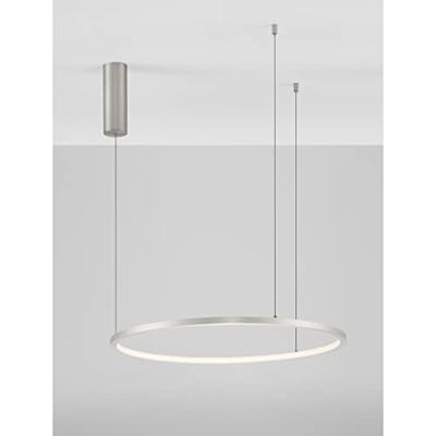 Lyora Ronde hanglampTarquin zilvergrijs Ø 60cm - 9345603