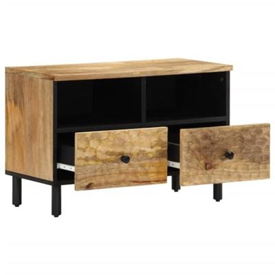 Tv-meubel 70x33x46 cm massief mangohout