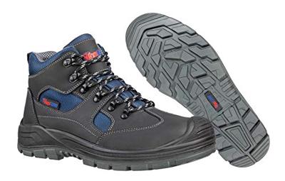 Footguard SAFE MID 631840-41 Hoge veiligheidsschoenen S3 Schoenmaat (EU): 41 Zwart, Blauw 1 stuk(s)