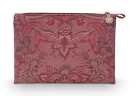Pip Studio Pip Cosmetic Flat Pouch Medium Kyoto Festival Dark Pink 24x15.5x1cm - thumbnail