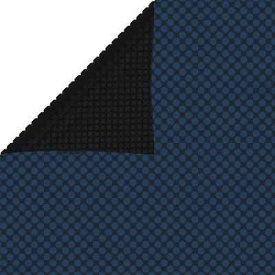 VidaXL Zwembadfolie solar drijvend 732x366 cm pe zwart en blauw