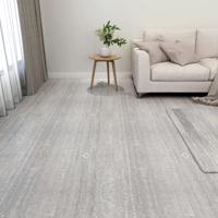 VidaXL Vloerplanken zelfklevend 55 st 5,11 m² pvc grijs - thumbnail