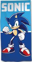 Sonic blauw strandlaken 70 x 140 cm - polyester - thumbnail