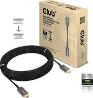 Club 3D ultra high speed aoc hdmi 2.1 gecertificeerde unidirectioneel kabel male-male (zwart, 15 meter, 4k 120hz, 8k 60hz, 48 gbps) - thumbnail