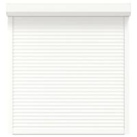 Rolluik 130x140 cm aluminium wit - thumbnail
