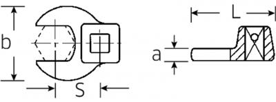 Stahlwille 02200017 Opsteeksteeksleutel 17 mm
