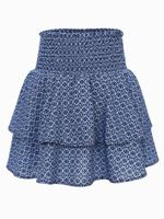 LOOXS 10sixteen winter skort meisjes - blauw - etnische print - thumbnail