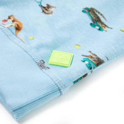 Kindertrui 128 gemleerd lichtblauw Kindertrui 128 gemleerd lichtblauw