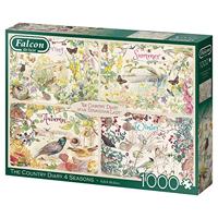Falcon de luxe The Country Diary 4 Seasons 1000 stukjes - thumbnail