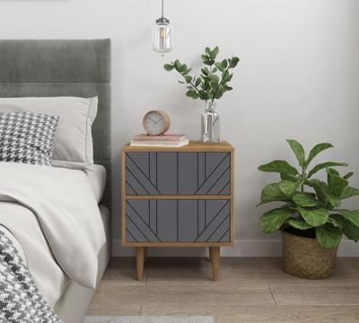 Artistiq TV-meubel 'Beckham' 160cm, kleur Grijs / Naturel