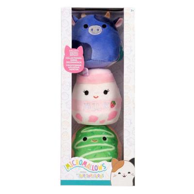 Squishmallows Micromallows Knuffels Ingred, Amelie Daisuke 6.5 cm