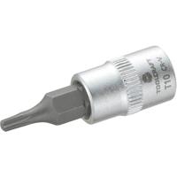 TOOLCRAFT T10 816080 T-profiel Dopsleutel-bitinzet T 10 1/4 (6,3 mm) - thumbnail
