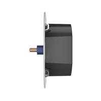 LED dimmer - 3-200 watt - Geschikt voor fase afsnijding - Universeel - Incl. zwart afdekraam en draaiknop - thumbnail