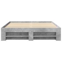 Bedframe zonder matras 160x200 cm spaanplaat betongrijs - thumbnail