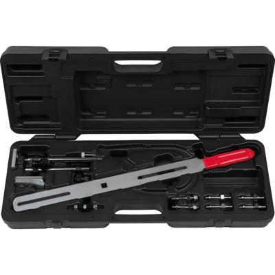 Tweemassavliegwiel testgereedschap zonder hoekgradenschijf en meetklok, 15-delig KS Tools 150.2435 Tweemassavliegwiel testgereedschap zonder hoekgradenschijf en meetklok, 15-delig KS Tools 150.2435