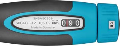 HAZET Draaimoment-schroevendraaier met standaard greep 6004CT-12 - Draaimomentbereik min-max: 0.2 - 1.2 Nm - Nauwkeurigheid: 6% - 1/4 inch (6,3 mm) HAZET Draaimoment-schroevendraaier met standaard greep 6004CT-12 - Draaimomentbereik min-max: 0.2 - 1.2 Nm - Nauwkeurigheid: 6% - 1/4 inch (6,3 mm)