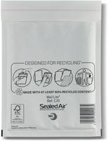 Mail Lite luchtkussenenveloppen, wit, C/0, 150 x 210 mm, doos van 200 stuks - thumbnail