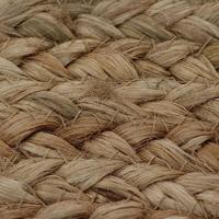 Tapijt rond 90 cm gevlochten jute - thumbnail