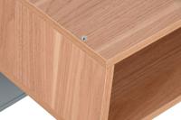 Nachtkastje Home ESPRIT Blauw Grijs Natuurlijk Hout MDF 48 x 40 x 55 cm - thumbnail