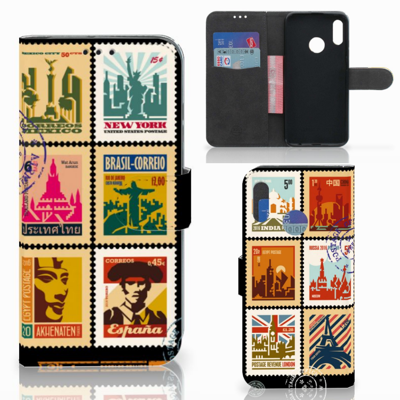 Huawei P Smart 2019 Flip Cover Postzegels