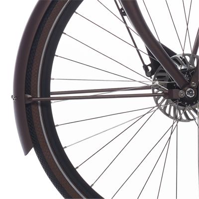 Cortina spatbordstang voor 28 e-u4 friar brown matt