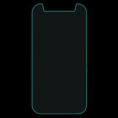 Universele Gehard glazen 0.26mm schermprotector voor 4.5 inch mobiele telefoons
