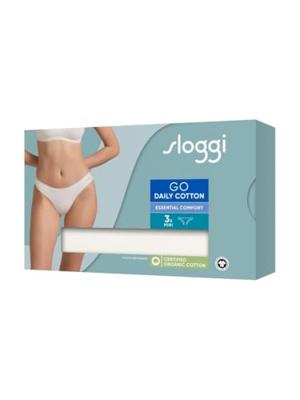 3-pack dames Go mini slip - Daily biologisch katoen - Daily cotton mini