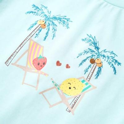 Kindershirt 140 lichtzeeblauw - thumbnail