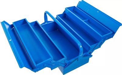 BGS technic metal tool box with 5 compartments (empty)