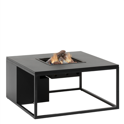 Cosiloft 100 zwart/zwart 100x100x47 cm - Numansdorp Showmodel- - Aluminium- Cosi Fires