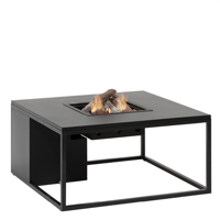 Cosiloft 100 zwart/zwart 100x100x47 cm - Numansdorp Showmodel- - Aluminium- Cosi Fires - thumbnail