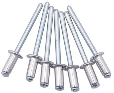 Dresselhaus blindklinknagel blind rivets 4.8 x 10.0mm aluminum/steel, flat head