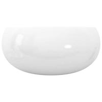 VidaXL Wastafel rond 40x15 cm keramiek wit - thumbnail
