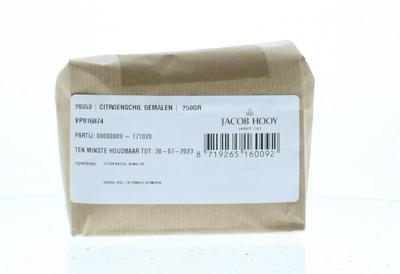 Jacob Hooy Citroenschil gemalen 250 Gram Jacob Hooy Citroenschil gemalen 250 Gram