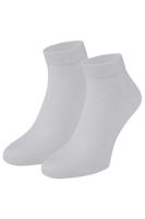 2-paar Bamboe quarter sokken - Halfhoge zachte bamboe sokken voor dames en heren - thumbnail