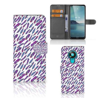 Nokia 3.4 | Telefoon Hoesje | Feathers Color Nokia 3.4 | Telefoon Hoesje | Feathers Color