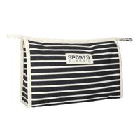 Traveller Toilettas stripe blauw sports classic 30x20cm - thumbnail