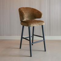 Richmond Barstoel 'Indigo' Triangle, kleur Goud (zithoogte 76cm) - thumbnail