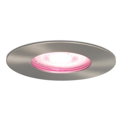 Bari Smart inbouwspot - IP65 waterdicht - Wifi + Bluetooth - RGBWW - GU10 - Google Home, Amazon Alexa en Siri - RVS - Badkamer, binnen en buiten Bari Smart inbouwspot - IP65 waterdicht - Wifi + Bluetooth - RGBWW - GU10 - Google Home, Amazon Alexa en Siri - RVS - Badkamer, binnen en buiten